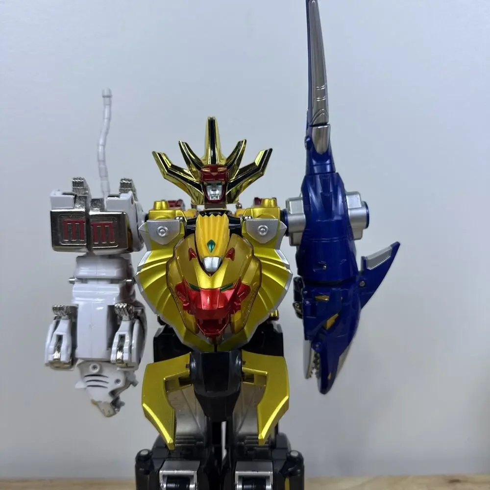Power Rangers Wild Force Gaoranger DX Gao King Megazord Bandai Complete Set 2001